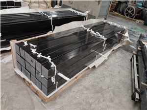 Jet Black Granite Tombstone Kerbs, Borders