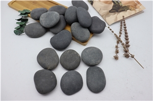 China Natural Pebble Stone Drawing Plate Painting Class Use