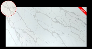 Calacatta White Series Artificial Quartz Slab