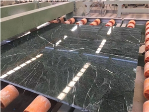 China Green Marble Slab For Reception Room Decoration