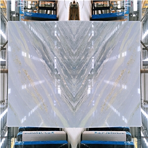 Luxury Blue Crystal Marble Bookmated Design For Wall Luxury Blue Crystal Marble Bookmated Design For Wall