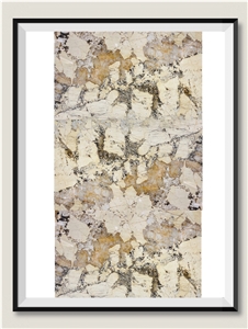 Patagonia Exotic Backlit Gold Quartzite Feature Wall Slabs