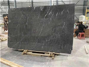 Wyndham Grey Dark Grey Marble Slabs And Tiles Decoration