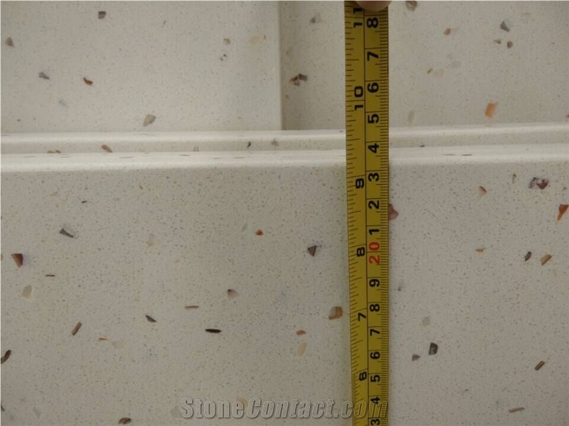 White Galaxy Artificial Quartz Stone Countertops