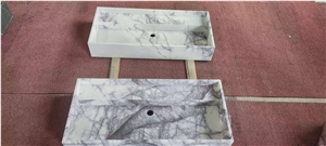 Customized Milas Lilac Marble Sinks