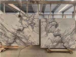 Milas Lilac White Marble Slabs For Wall Background Design