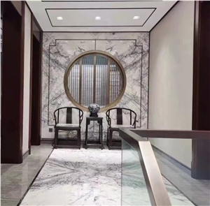 Wall Cladding Book Matched Slabs Milas Lilac Purple Marble