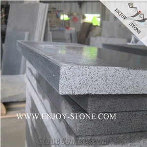 Bevel / Chamfered Edge Zhangpu Bluestone Step Coping Tiles
