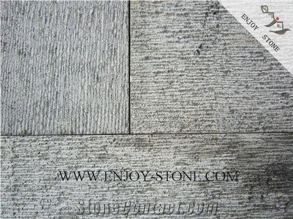Chiseled Zhangpu Bluestone Tiles/Slabs/Bluestone With Cat Paw