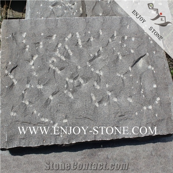 Coarse Picked /Pineapple Zhangpu Black Basalt Tiles