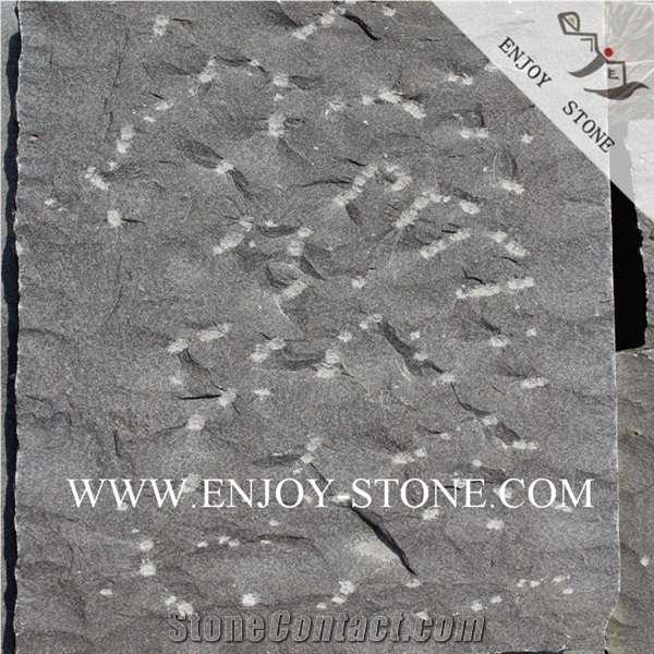 Coarse Picked /Pineapple Zhangpu Black Basalt Tiles