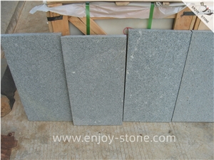 G612 Olive Green Granite/ Bush Hammered/Slabs,Tiles,Walling