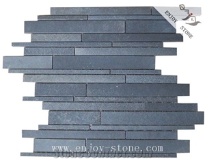 Grey Basalt Mosaic Tiles, Lava Stone Mosaic Tiles