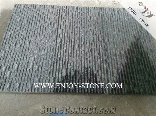 Half-Planed Split Finish G684 China Black Basalt Tiles&Slabs