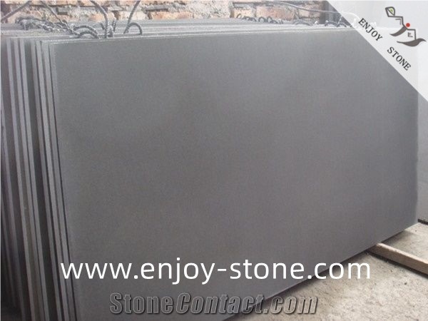 Honed China Grey Basalt Slab