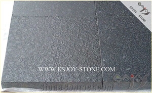 Leathered G684 Fuding's Black Pearl Basalt Tiles&Slabs