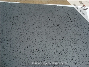 Leathered Hainan Lava Stone Basalt Tiles/Slabs