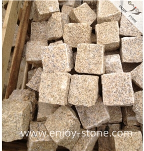 Natural Split Cube/Cobble G682 Yellow Rustic,Flooring/Pavers