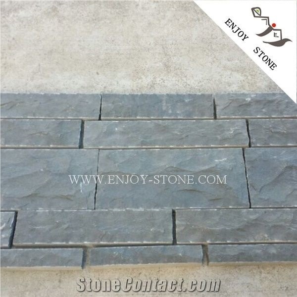 Natural Split  Zhangpu Black Basalt For Walling, Flooring
