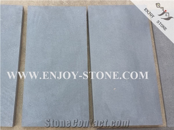 Semi-Honed Zhangpu Grey Basalt, Wall Cladding , Paving Tiles
