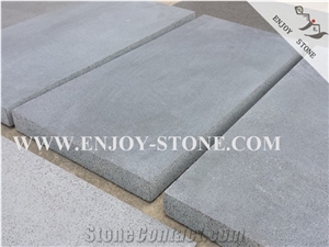Semi-Honed Zhangpu Grey Basalt, Wall Cladding , Paving Tiles