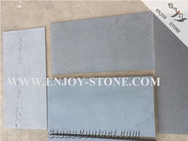 Semi-Honed Zhangpu Grey Basalt, Wall Cladding , Paving Tiles