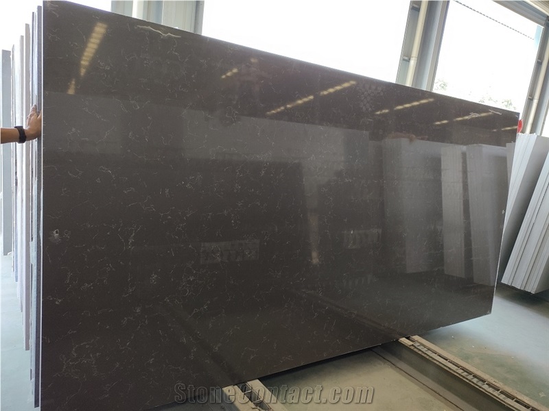 Nero Calacatta Quartz Slabs Engineered Stone