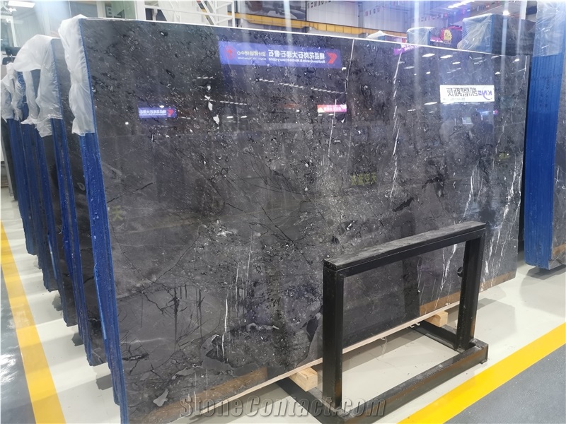 Star Shine Grey Marble Slabs Tiles