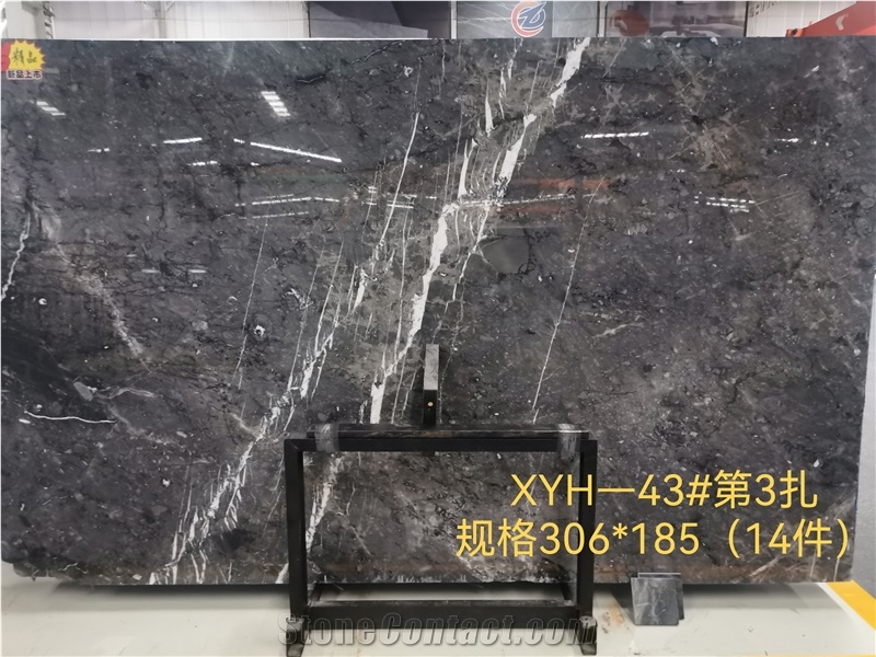 Star Shine Grey Marble Slabs Tiles