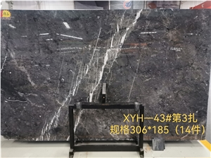 Star Shine Grey Marble Slabs Tiles