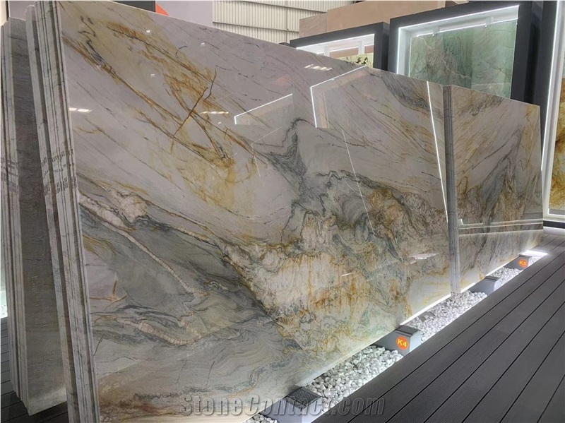 Yellow Quartzite Slabs