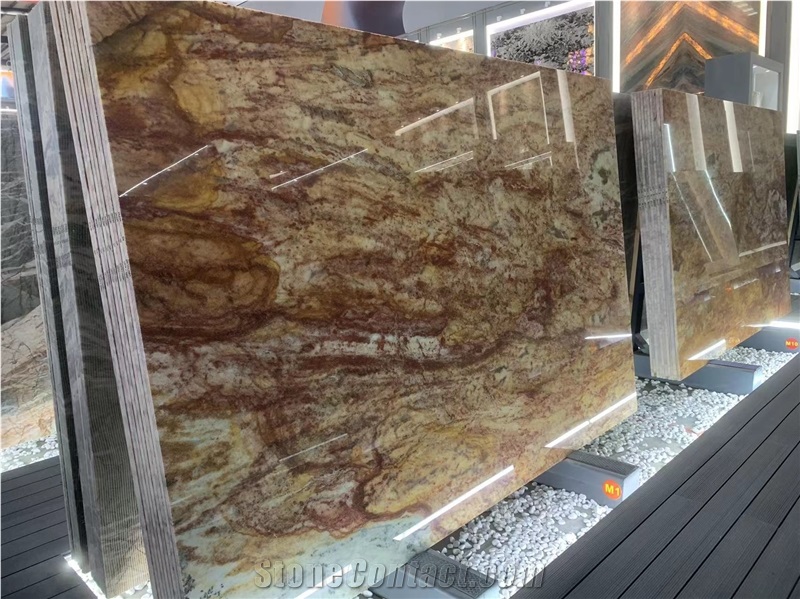 Yellow Quartzite Slabs