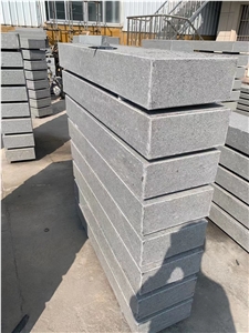 G654 Dark Grey Granite Block Step Stair Exterior Granite Step