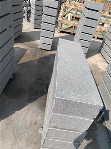 G654 Dark Grey Granite Block Step Stair Exterior Granite Step
