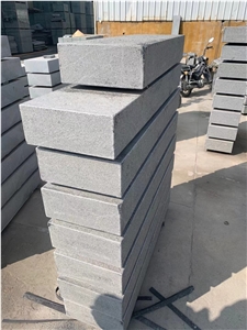 G654 Dark Grey Granite Block Step Stair Exterior Granite Step