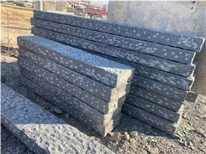 G654 Dark Grey Granite Pineappled Surface Fence And Palisade