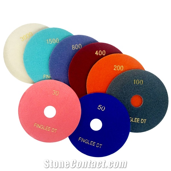 3/4/5/6/7/8/9/12 Inch Wet Diamond Polishing Pads Stone Work