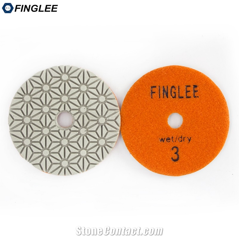 3 Steps Dry/Wet Polising Pad Quartz Granite
