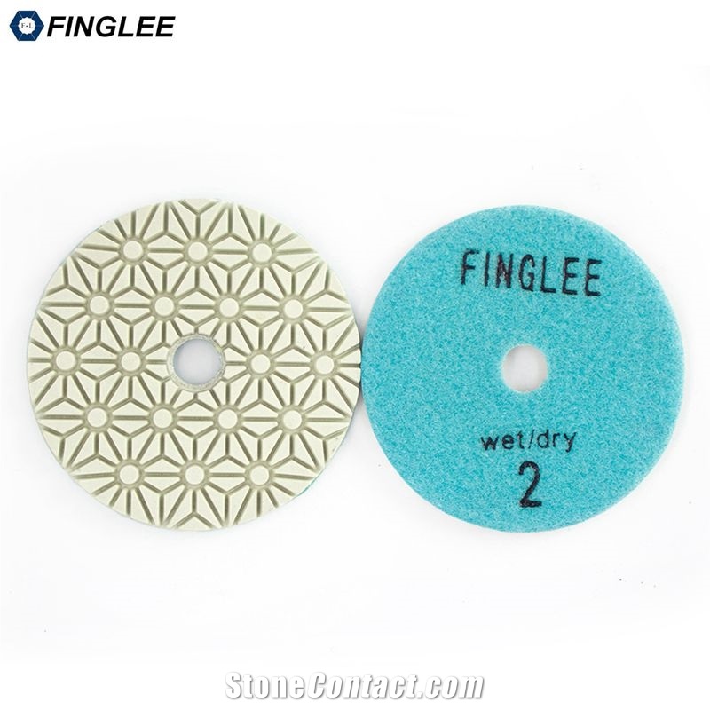 3 Steps Dry/Wet Polising Pad Quartz Granite