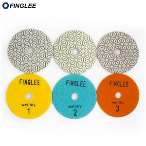 3 Steps Dry/Wet Polising Pad Quartz Granite