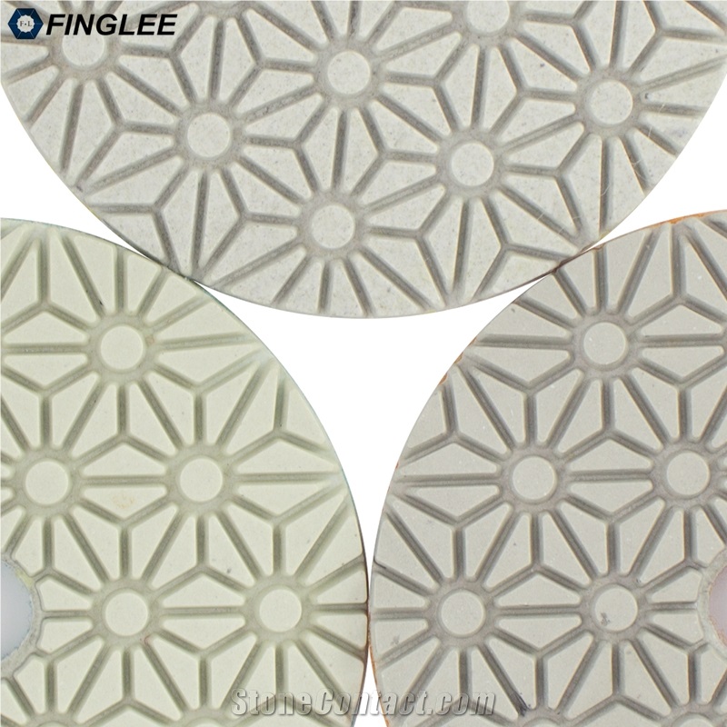 3 Steps Dry/Wet Polising Pad Quartz Granite