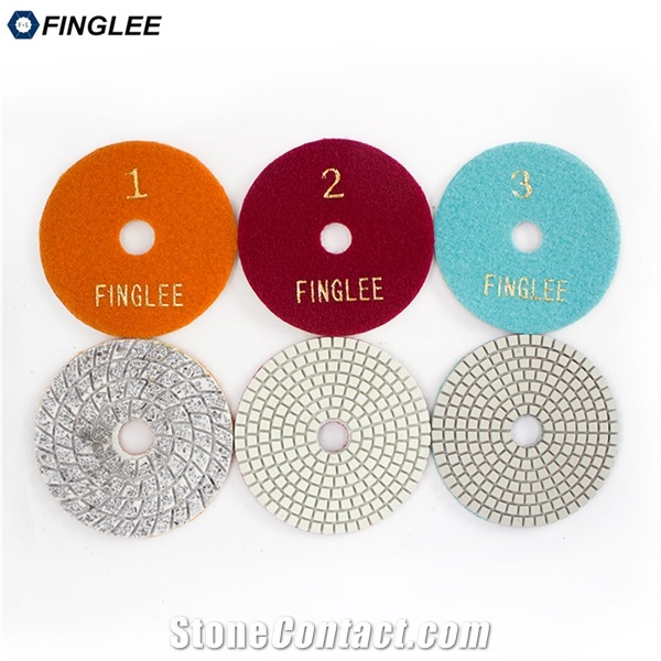 3 Steps Marble Polishing Pad Floor Work High Performance