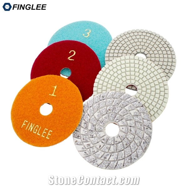 3 Steps Marble Polishing Pad Floor Work High Performance