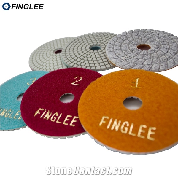 3 Steps Marble Polishing Pad Floor Work High Performance