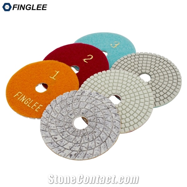 3 Steps Marble Polishing Pad Floor Work High Performance
