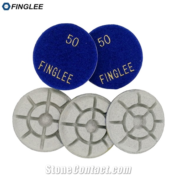 80Mm Floor Polishing Pads Wet Use,Tone,Concrete Renovation