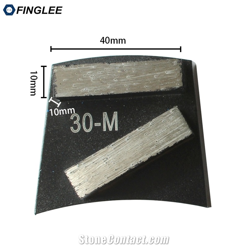 Grit 6/16/30/50 Cement Concrete Floor Grinding Shoes PCD