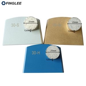 Grit 6/16/30/50 Cement Concrete Floor Grinding Shoes PCD