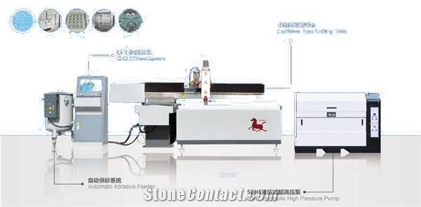 Cantilever Type Of Water Jet Cutting Machine(3 Axis)