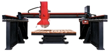 Tiltable And Bridge Type Of Edge Cutting Machine